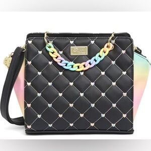 Betsey Johnson rainbow purse